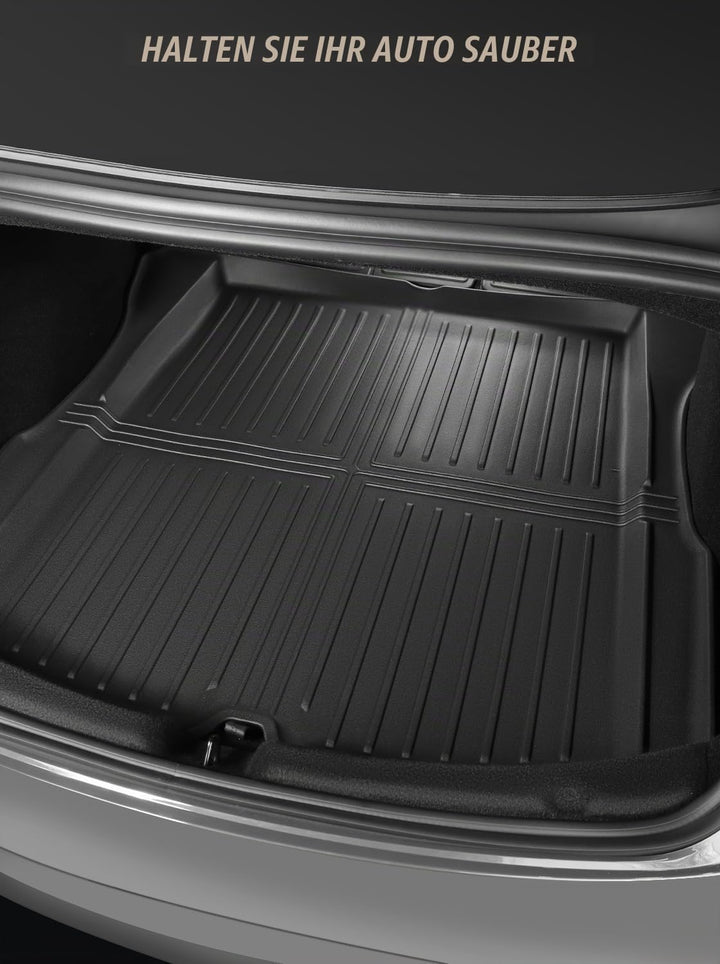 Kofferraummatte für Tesla Model 3 2024 2025, aus TPE, auch für Tesla Model 3 Highland geeignet, Abri