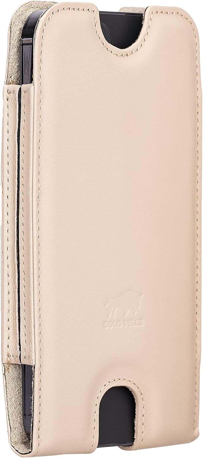 Solo Pelle Lederhülle für das iPhone 12/12 Pro / 13/13 Pro bis 6.1 Zoll Stanford Case Leder Hülle Le