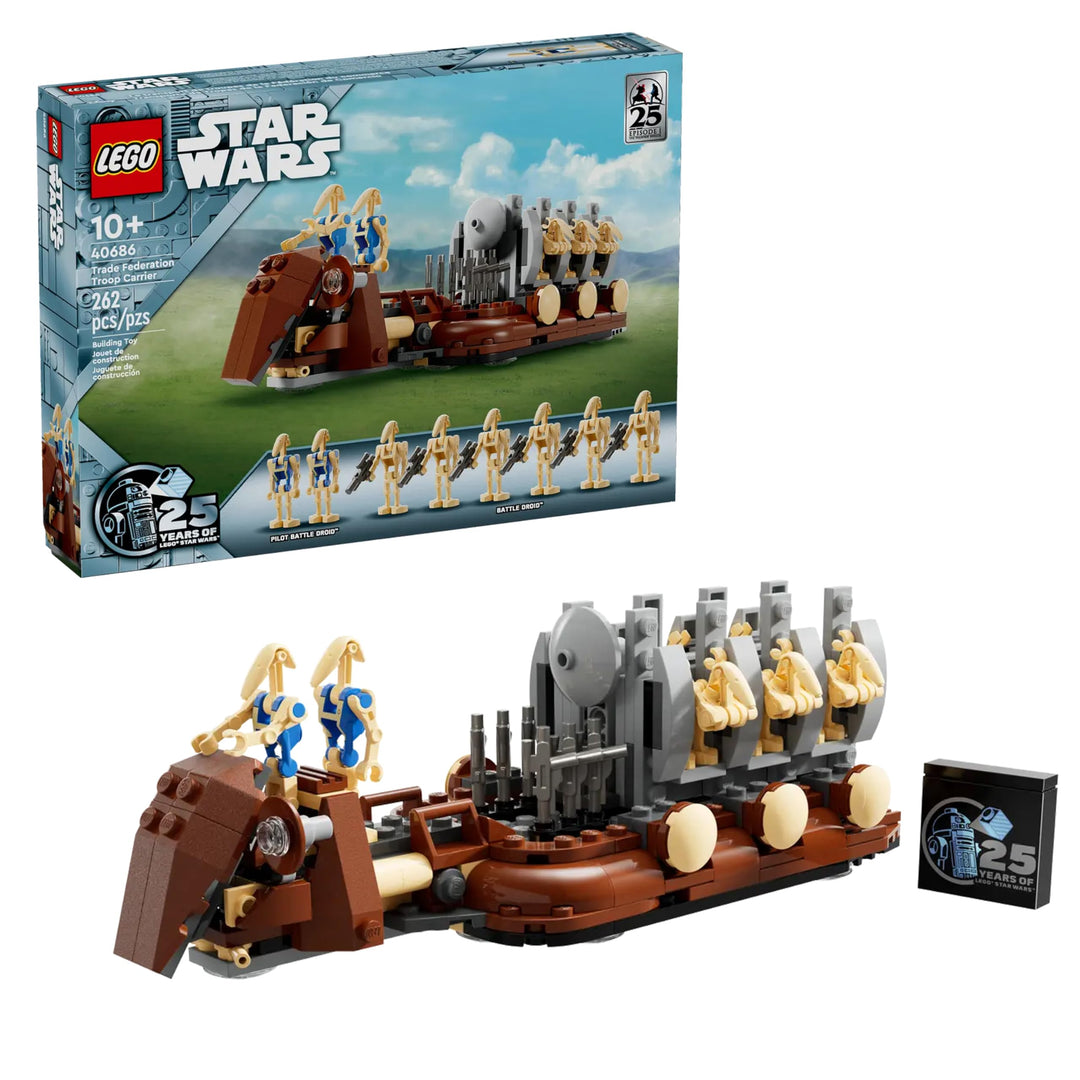 LEGO Star Wars 25th Anniversary GWP 40686: Truppenträger der Handelsföderation, baubares Modell – Fe