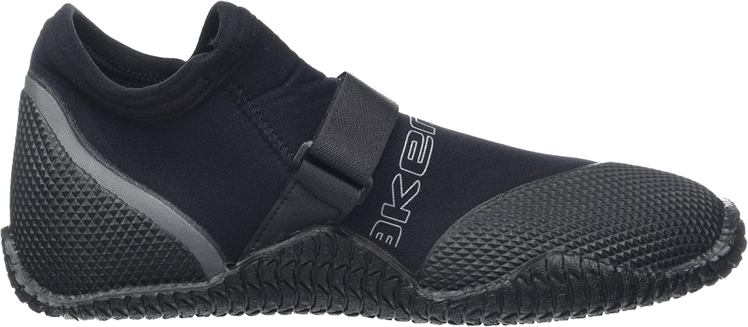 Neoprenschuh Hiko Sneaker mit Klett Wassersport Kanu Kajak Schwimmen SUP Surfen 10 =44.5 EU Schwarz,