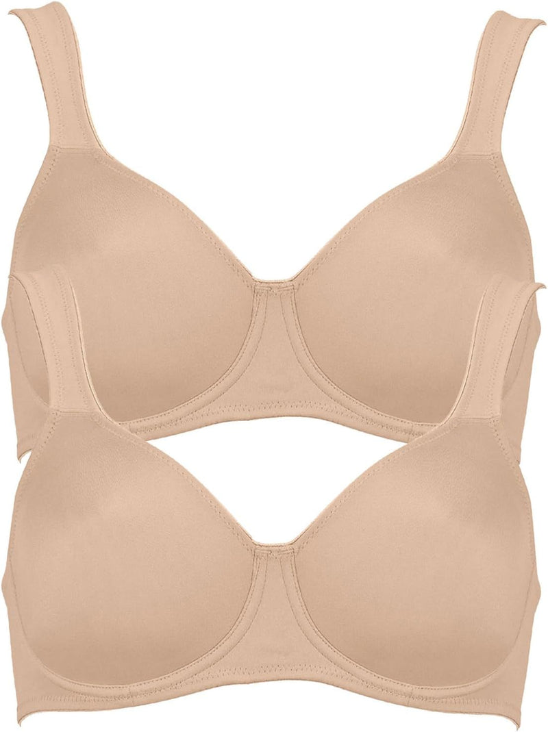 Anita 2er Sparpack Bügel BH TWIN 5490 Gr. 65-100 B-H 70B Beige, 70B Beige