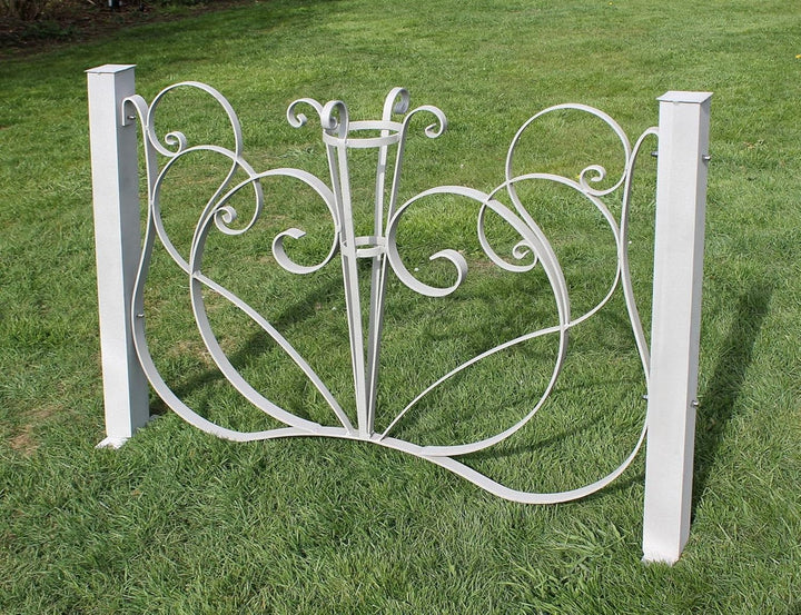 Pfosten aus Aluminium Gartenzaun 80 cm Zaunelemente Aluzaun Alu Pfosten, Pfosten