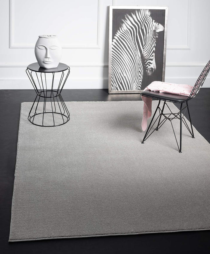 Mia´s Teppiche "Emma" Wohnzimmer Teppich, Kurzflor, 120x170 cm, Grau Rechteckig Grau 120 x 170 cm, R