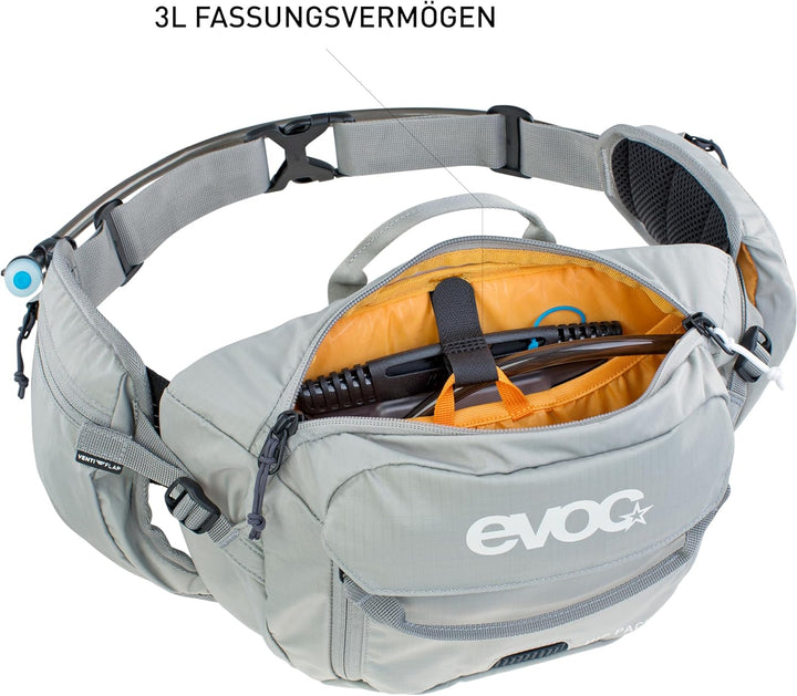 EVOC HIP Pack 3 und HIP Pack PRO 3 Hüfttasche Bauchtasche für Bike-Touren & Trails (3L Fassungsvermö
