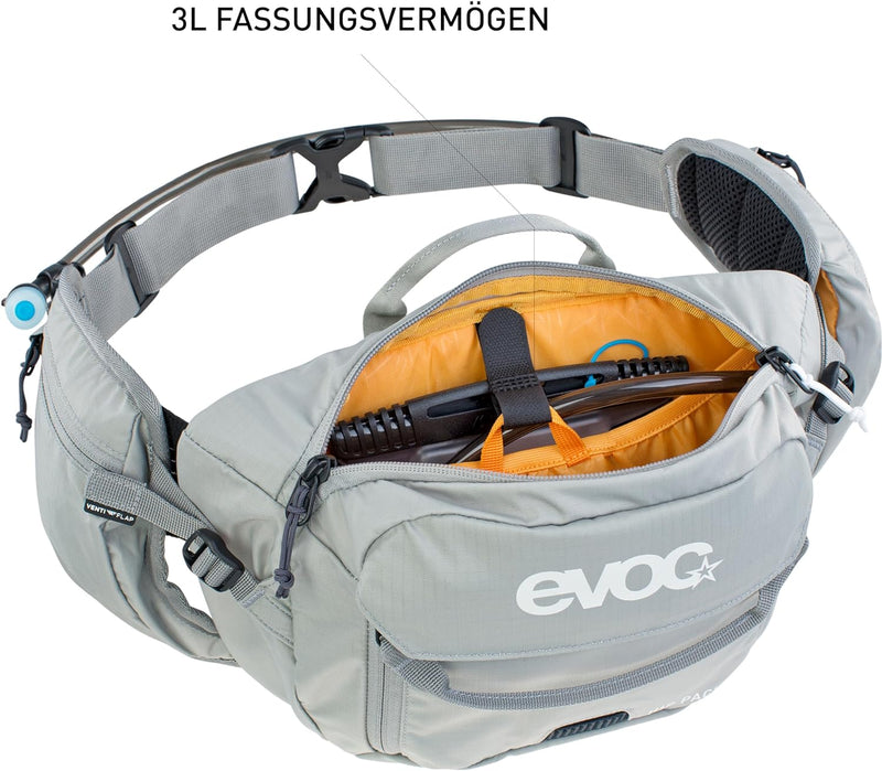 EVOC HIP Pack 3 und HIP Pack PRO 3 Hüfttasche Bauchtasche für Bike-Touren & Trails (3L Fassungsvermö