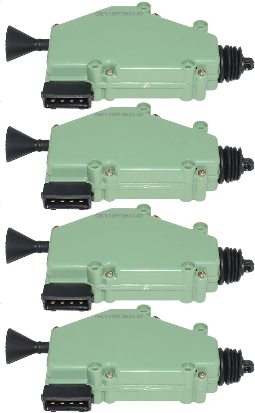 4× Stellmotor mit Zentralverriegelung ZV 4-Polig 7D0959781A Kompatibel mit T4 701959781 7D0959781A 7
