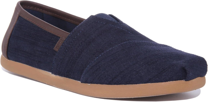 Toms Herren Seasonal Classic Tropical Espadrilles 43 EU Denim Braun, 43 EU Denim Braun
