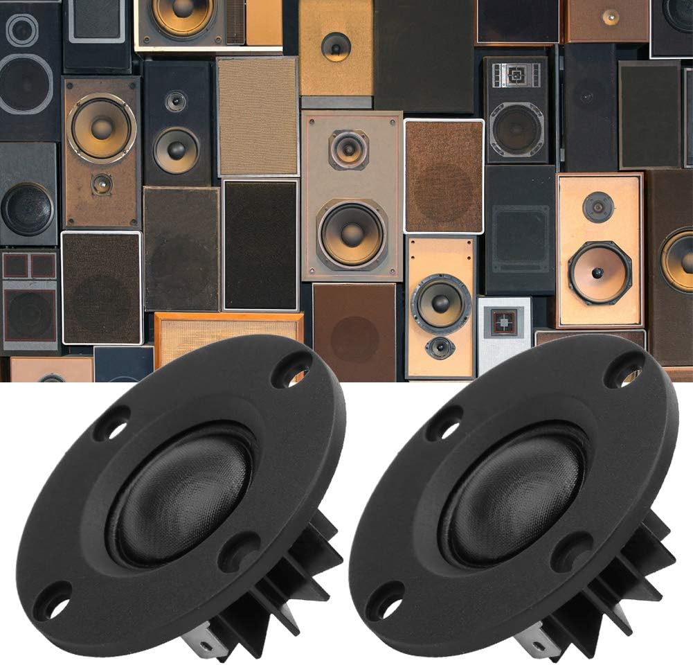 FTVOGUE 2pcs 2 Zoll 6Ω 30W HiFi Lautsprechereinheit Audiosysteme Hochtöner Stereo Leistungsverstärke