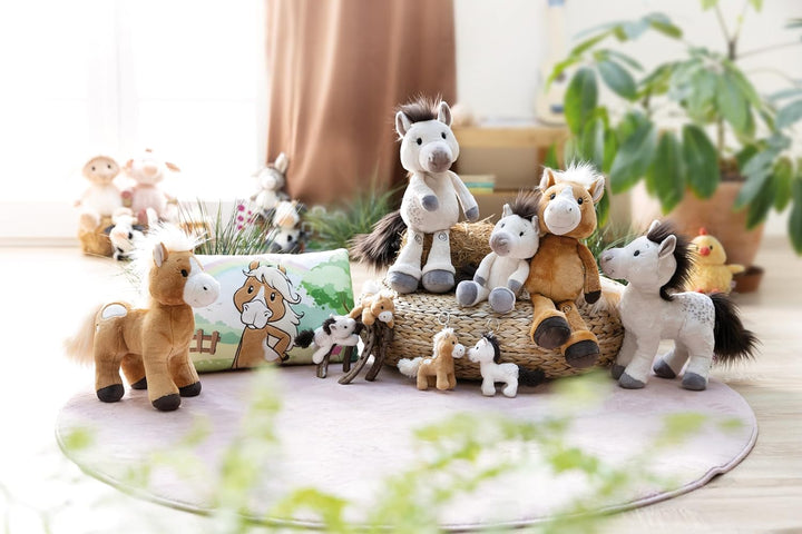 NICI Kuscheltier Pferd Mony K. Pony 17cm - weiss - Weiches Plüschtier – niedliches Stofftier zum Kus