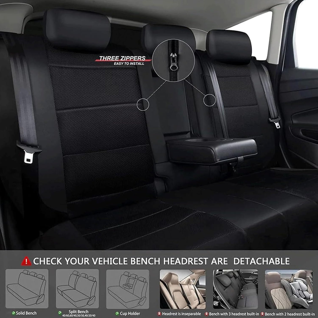 Autositzbezüge Für Dacia Duster 2000-2014 2015 2016 2017 2018 2019 2020 2021 2022 2023 2024，Leder Au