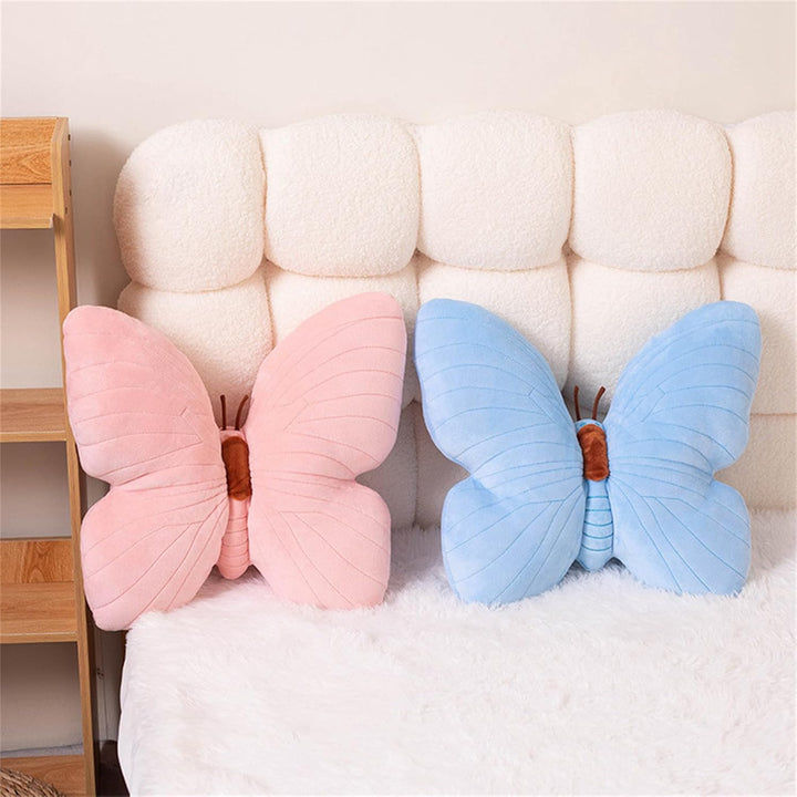 Champracer Schmetterlingsförmiges Wurfkissen, Schmetterling Kissen Kuschelkissen Kinder, Kreative Fl