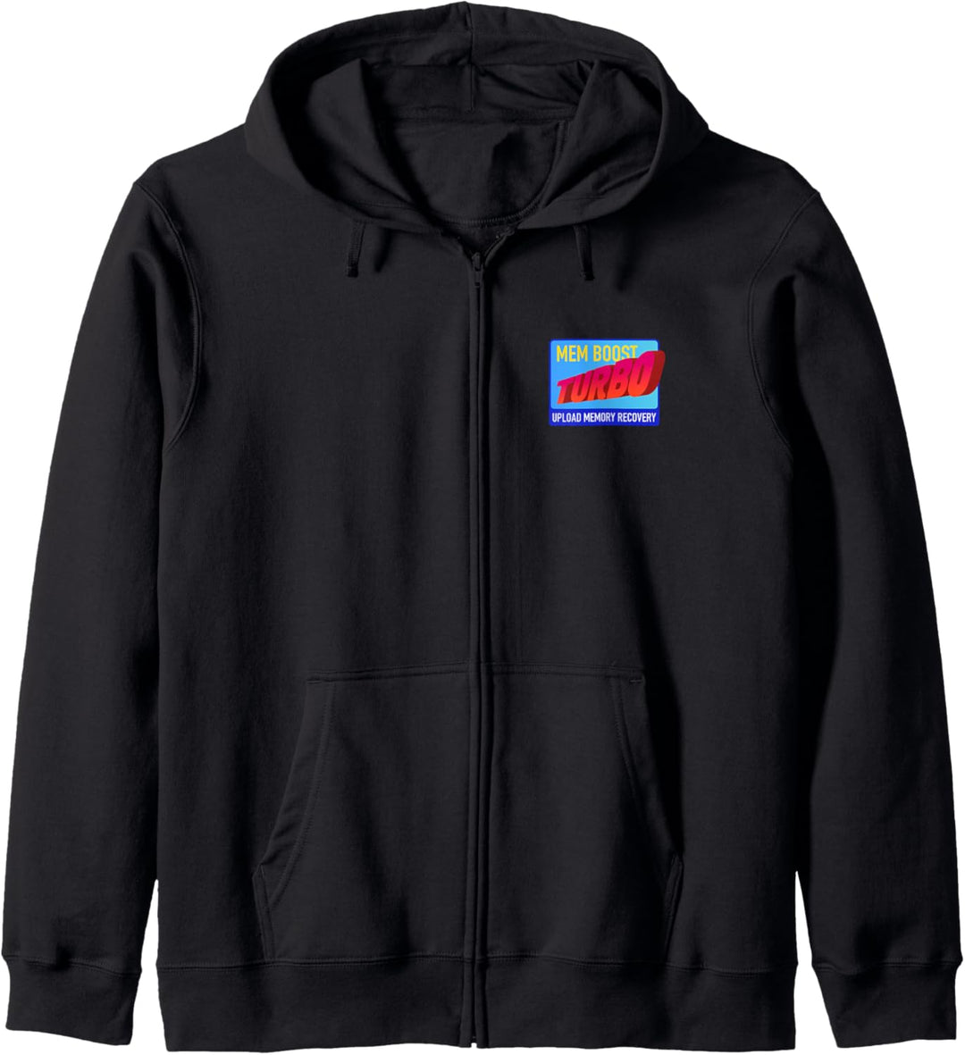 Upload Mem Boost Turbo Logo Kapuzenjacke
