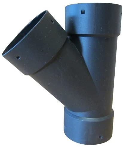 Y-Stück Abzweig für Drainagerohre DN50 von Doubleyou Geovlies & Baustoffe Y-Stück DN50, Y-Stück DN50