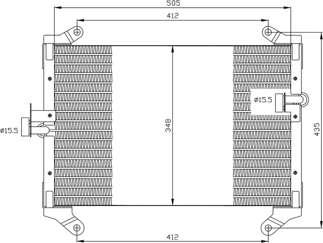 NRF 35494 Kondensator, Klimaanlage