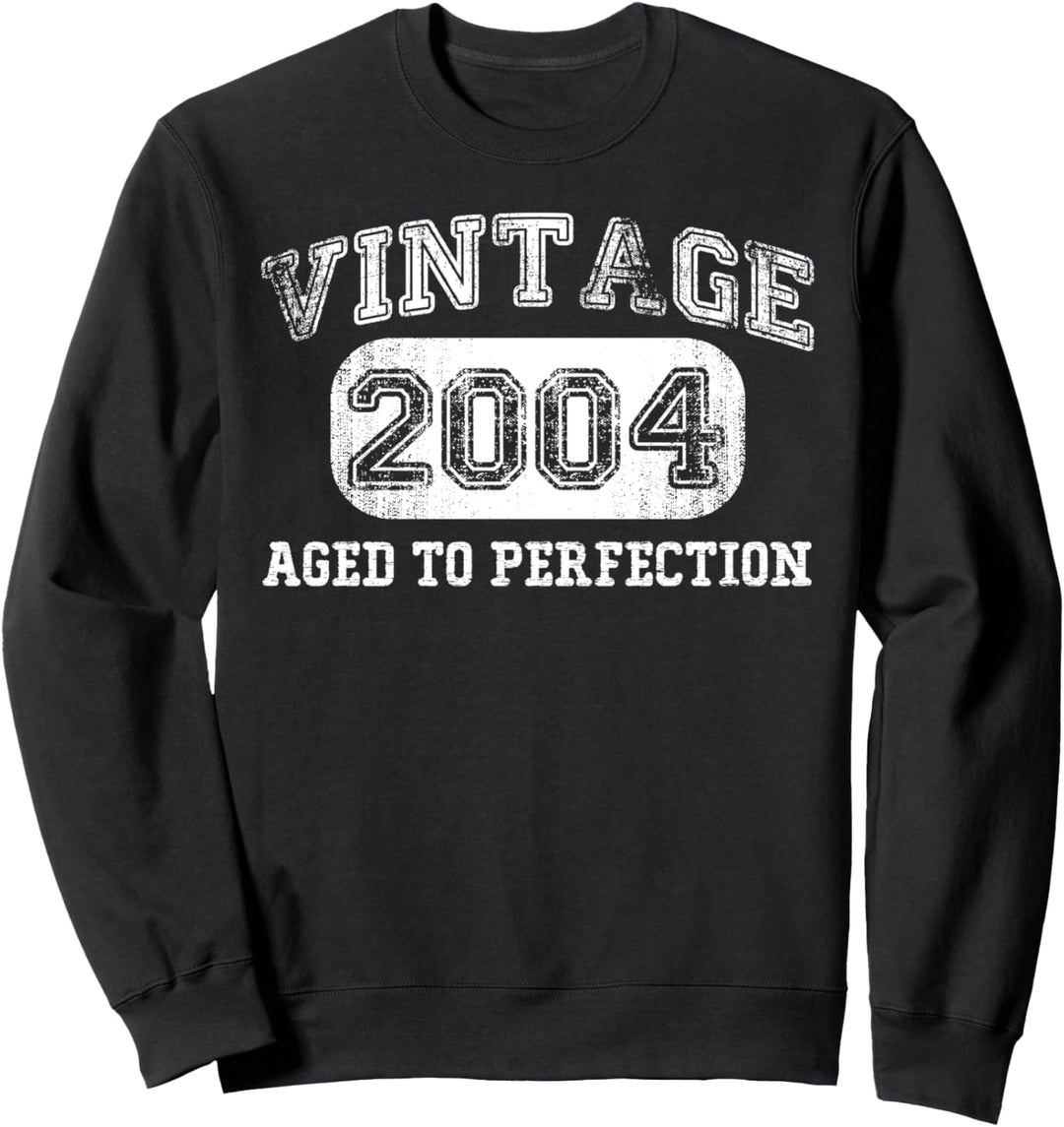 Vintage 2004 Geburtstagsgeschenk 18 Jahre alt Sweatshirt