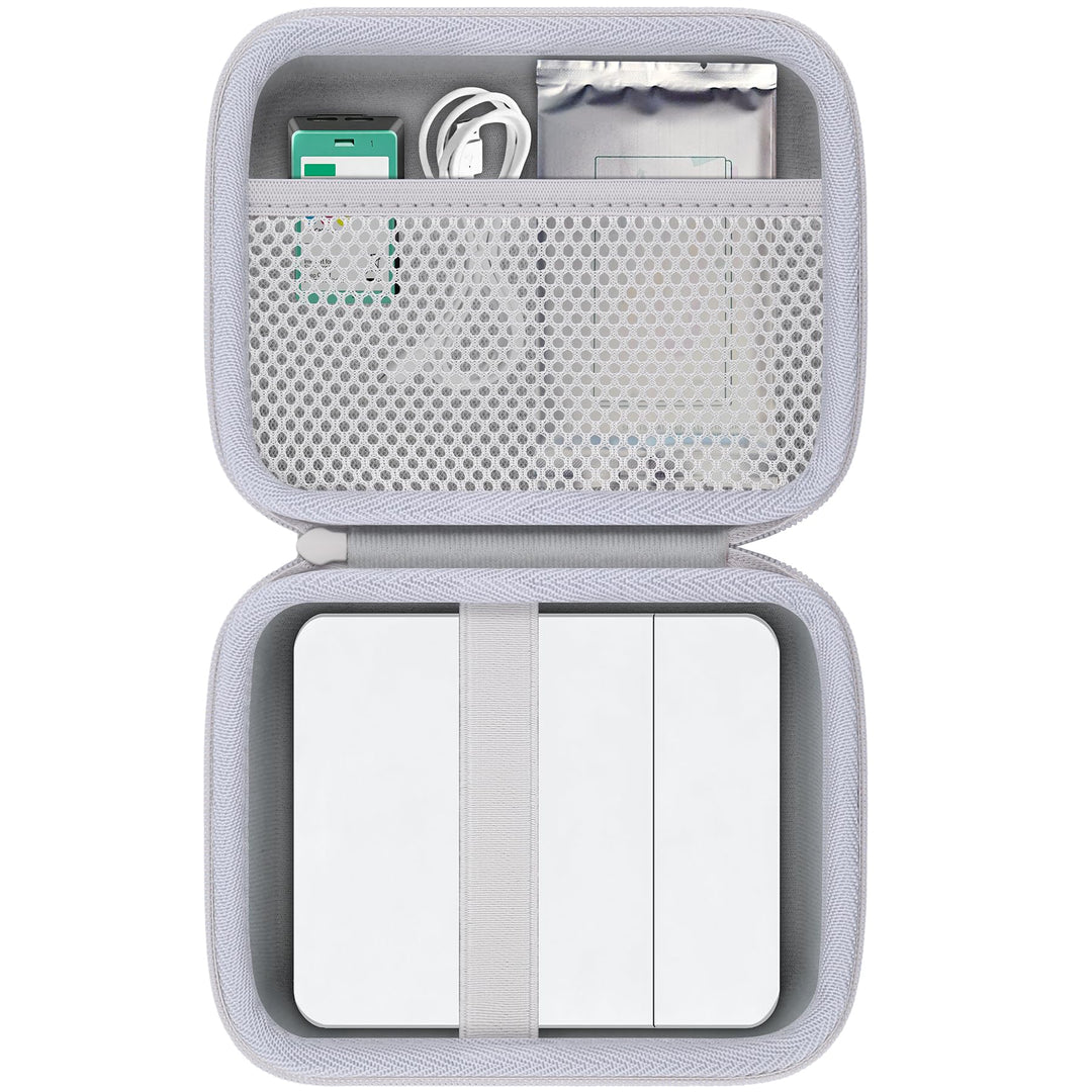 Khanka Hülle für Nelko Fotodrucker PP01 Farbe Tragbarer Mini Fotodrucker, Tragetasche mit Netzfach f