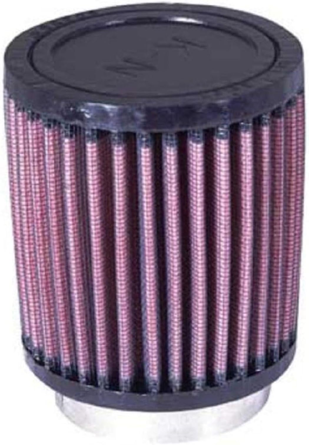 K&N RU-0600 KFZ und Motorrad Gummi Universalluftfilter, Rot
