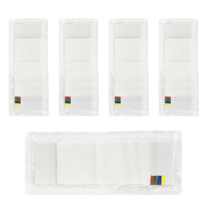 Profi Wischbezug aus Mikrofaser | 40cm Breite | 5er-Pack | für alle Bodenarten und Bodenwischer | Er
