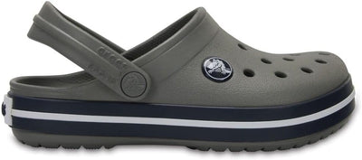 Crocs Crocband Clogs – Unisex Kinder Clogs – Leichtes und langlebiges Design – Navy/Rot – Grösse 20-