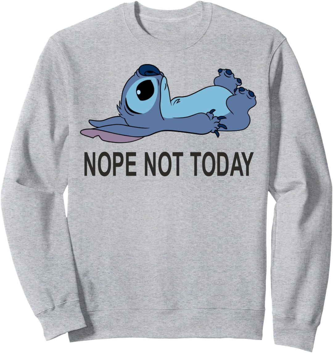 Disney Lilo & Stitch Nope Not Today Sweatshirt