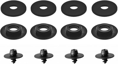 SMK Auto fussmatten gummimatten passt für Ford Fiesta V 2005-2008 fussmatten Auto für alle Jahreszei