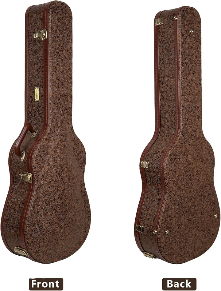 Crossrock Designer Serie – Universelles Holzetui für Gibson Acoustic J45 und Martin Dreadnought Gita