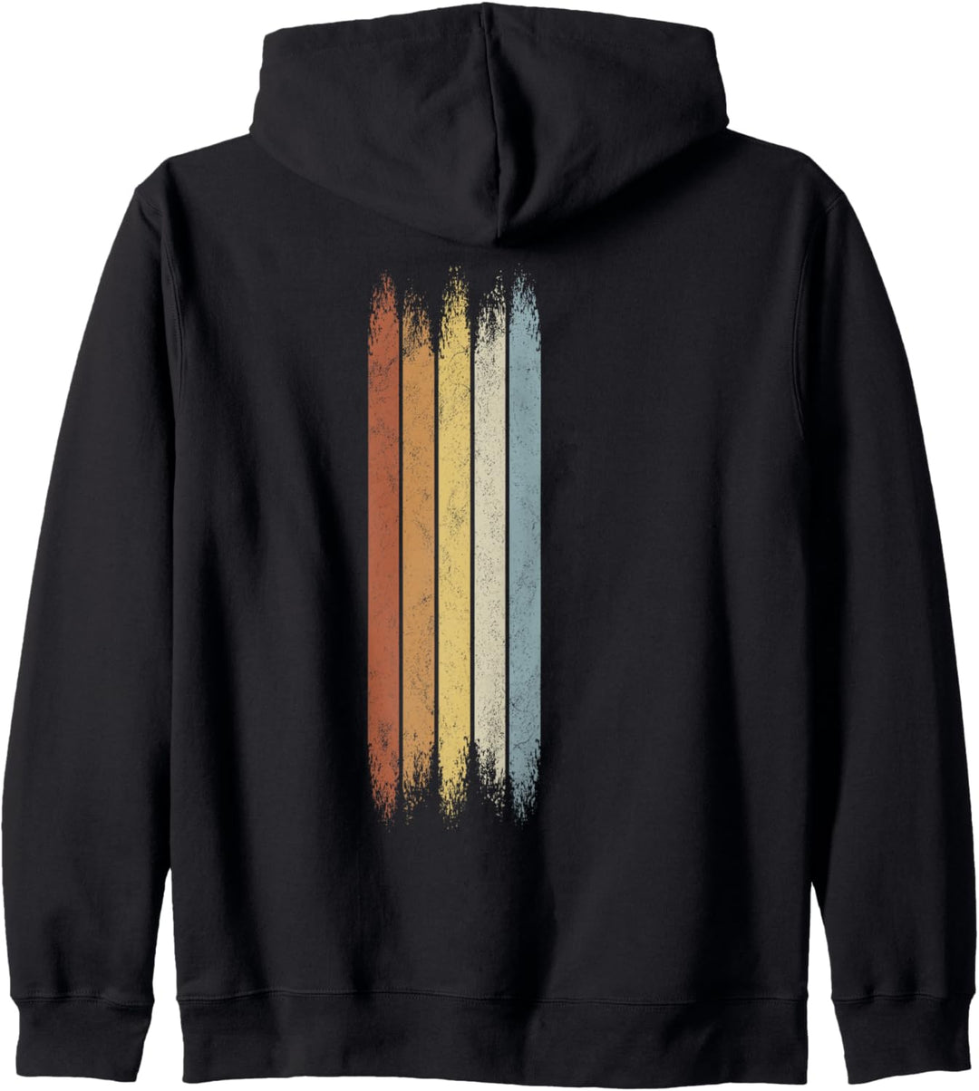 Oldschool Vintage Style Streifen | Retro Kapuzenjacke