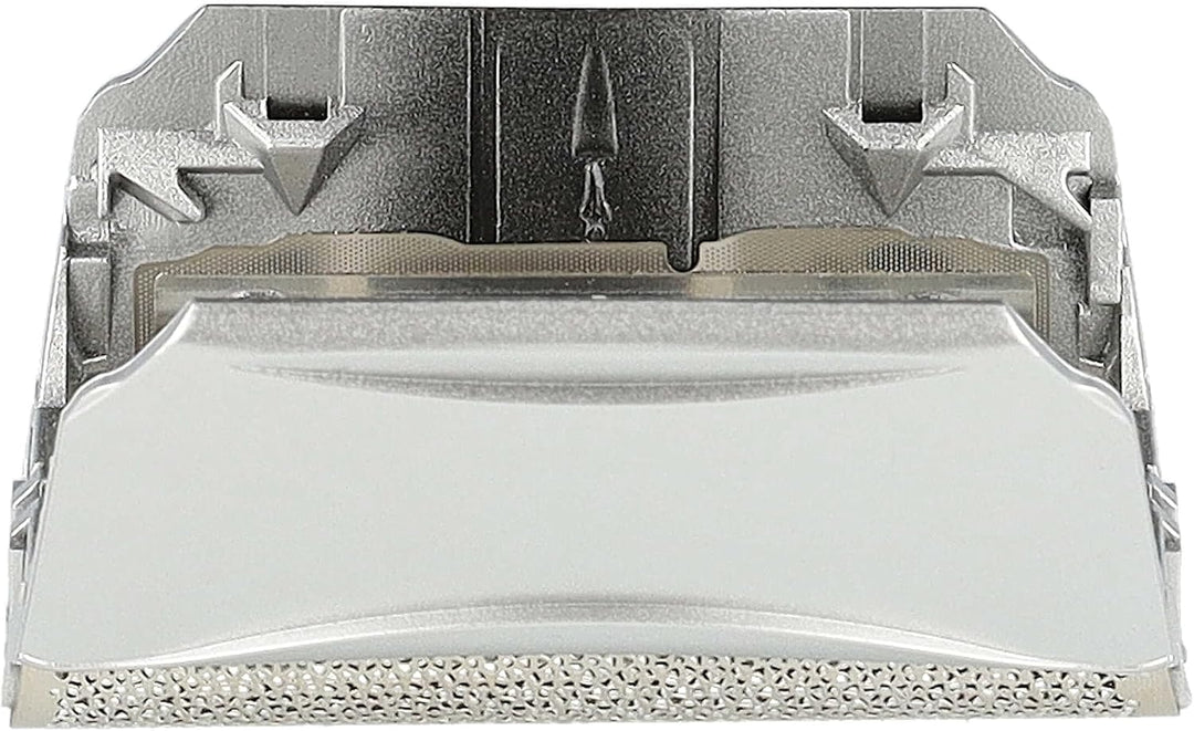 vhbw Doppelscherfolie kompatibel mit Braun 8995, Contour, Contour Pro Elektrorasierer + Rahmen, Silb