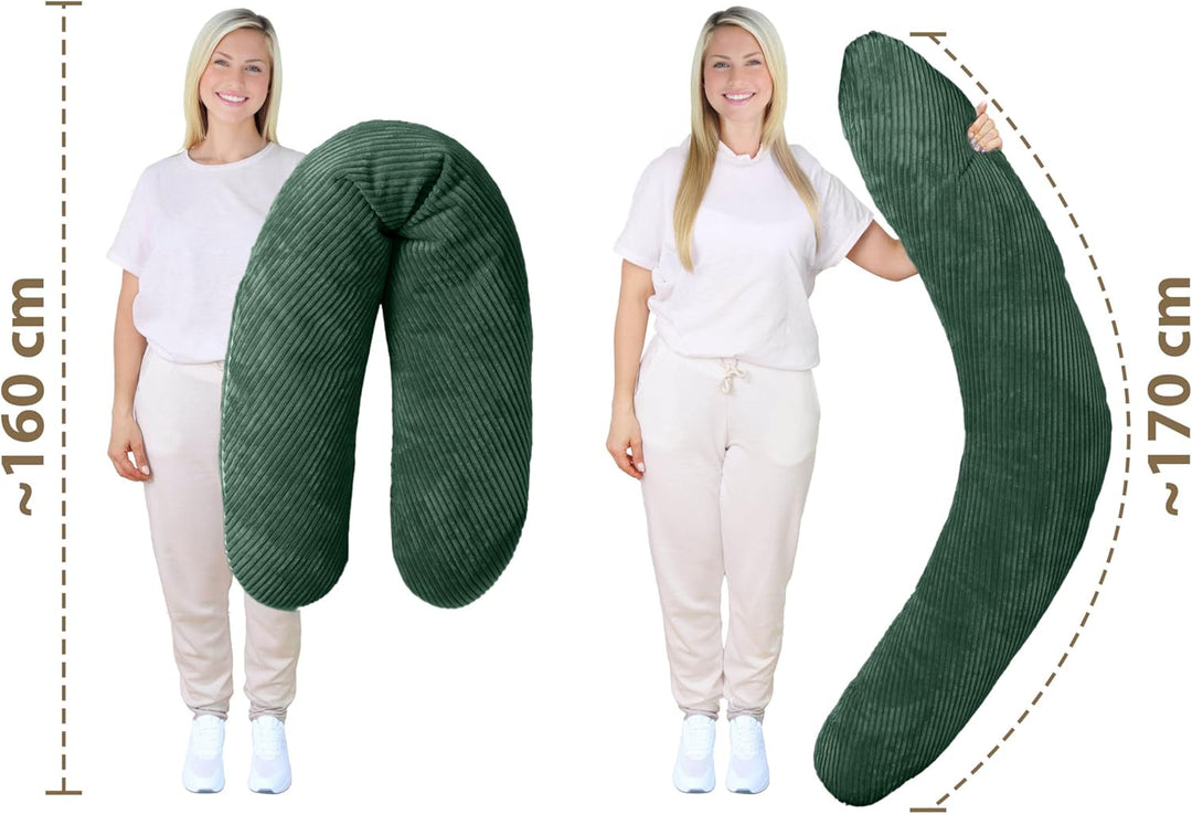 Amilian Stillkissen XXL 170 cm – Seitenschläferkissen für Schwangerschaft &amp; Stillzeit – Lagerungskis