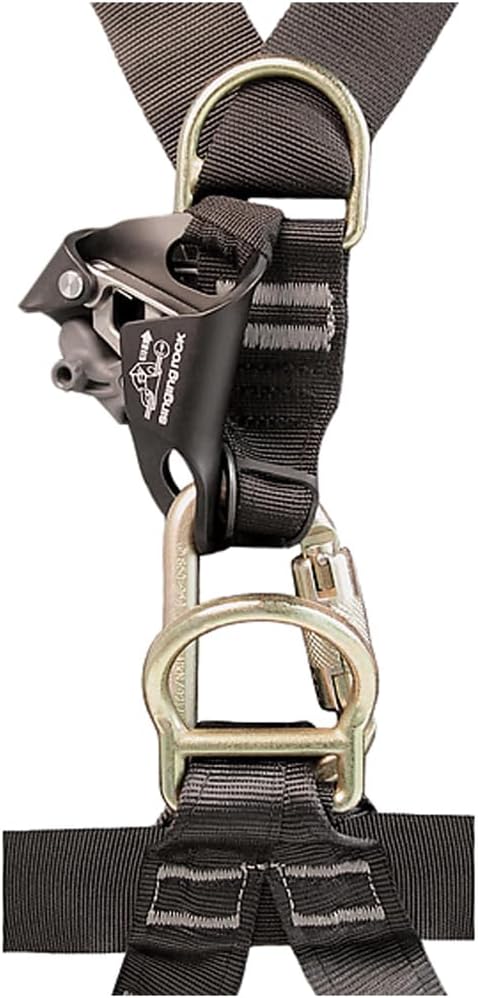 Singing Rock Unisex Erwachsene Crepe Strap Expert Standard-Gr. M/L/Gelb Harness, Black (schwarz)