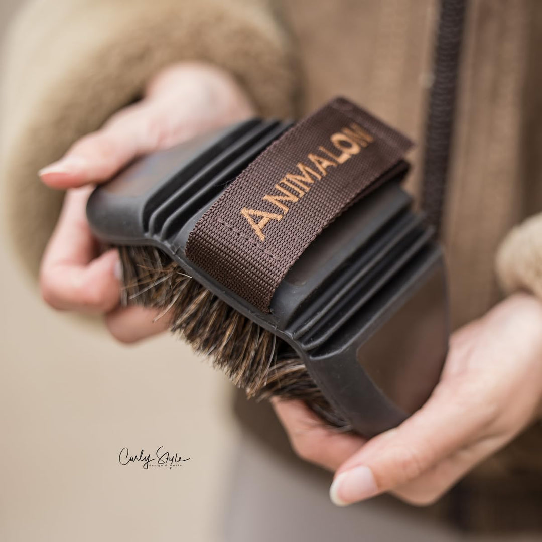 Animalon Basis-Set | Kardätsche, Striegel, Wurzelbürste, Schweif- & Mähnenbürste & Hufbürste | Basis