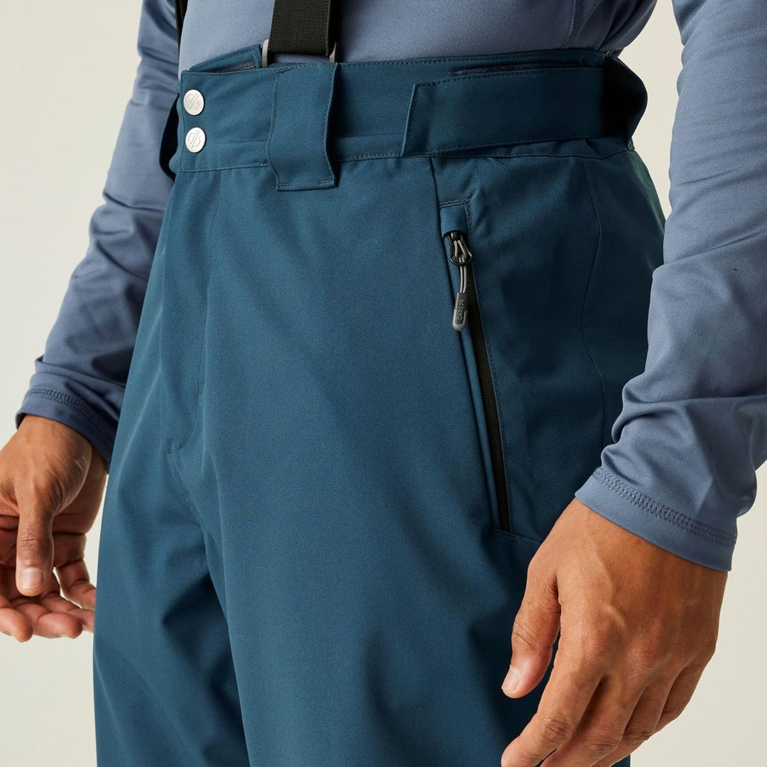 Dare 2b Herren Salopette De Ski Imperméable Achieve Ii Bottoms XS Moonlight Denim, XS Blau