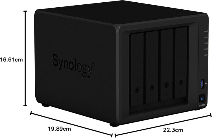 Synology 2 Bay NAS DiskStation DS420+ (ohne Disk) 4-bay; 2GB DDR4 DS420+, 4-bay; 2GB DDR4 DS420+