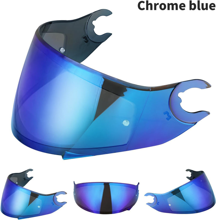 Helmvsier für Shark D Skwal D-Skwal 2 Spartan,Motorradhelm Visier,Motorrad Windschutz Helm Objektiv