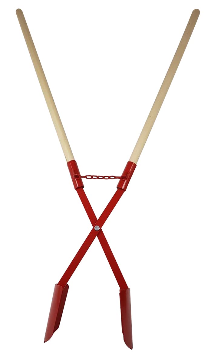 Berger + Schröter Erdlochausheber, rot, 50204