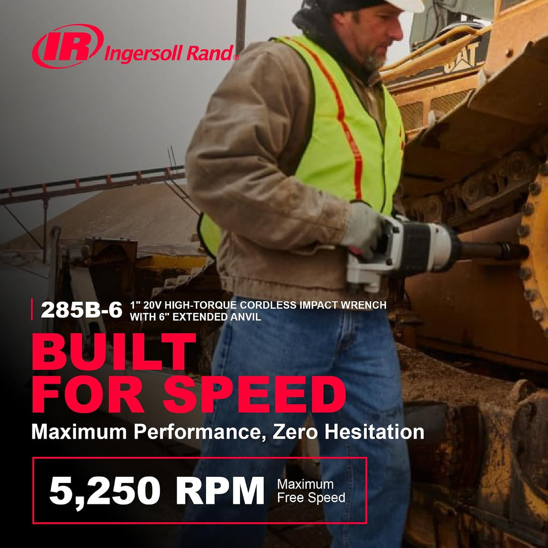 Ingersoll Rand 1" Druckluft Schlagschrauber 285B-6, Drehmomentschlüssel für Schwerlastbereich, Vierk
