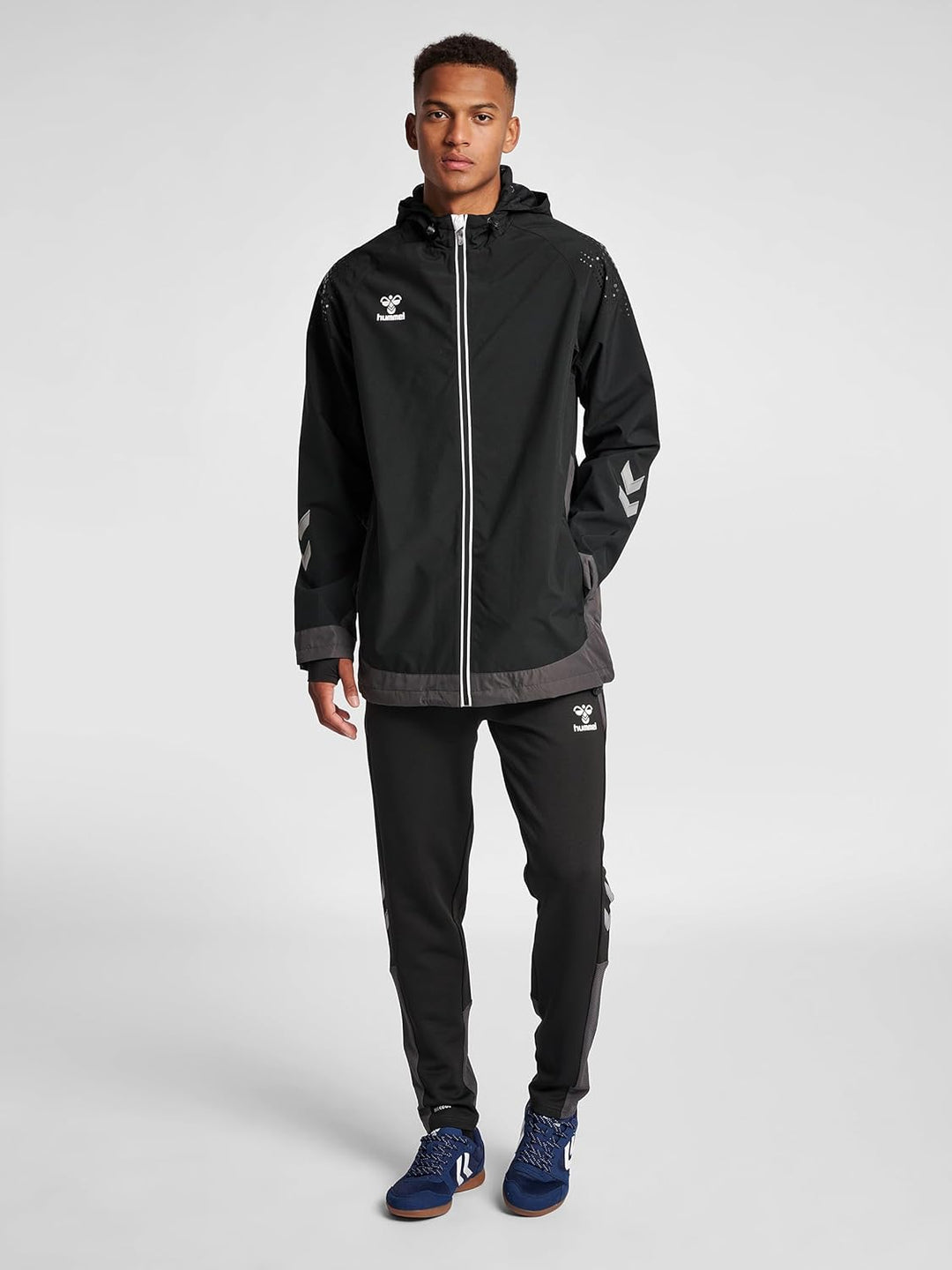 hummel hmlLEAD Allwetterjacke Herren M schwarz / anthrazit, M schwarz / anthrazit