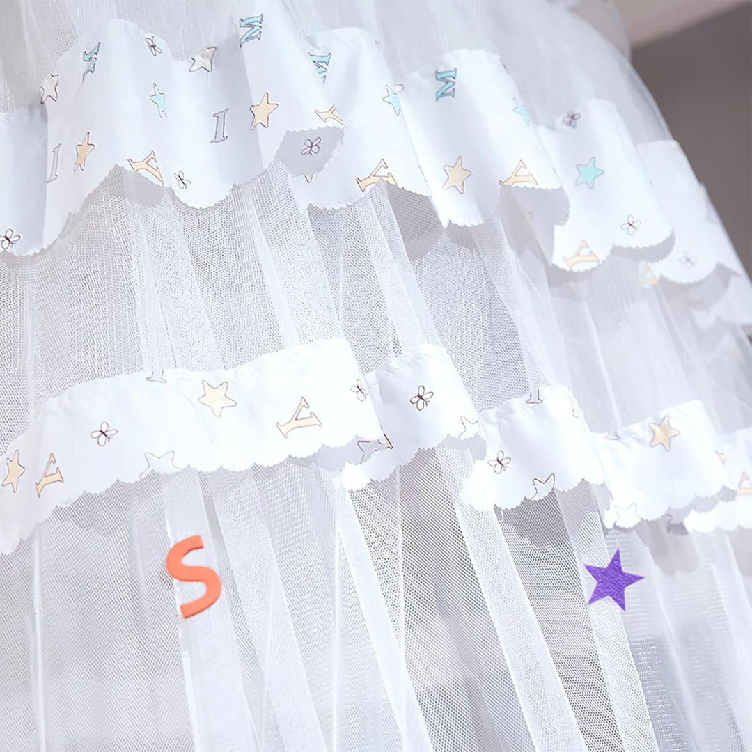 Betthimmel Mädchen Moskitonetz Bett Kinder Mosquito Netz Bett Himmel für Kinderzimmer Hängendes Mück