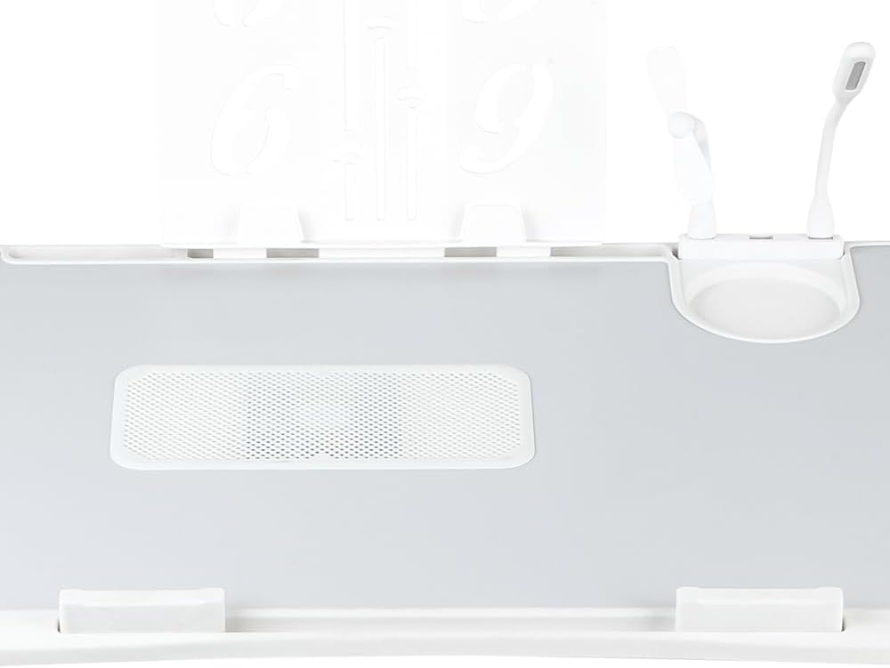 Klappbarer Laptop-Tisch, höhenverstellbar, 5 Positionen, für Sofa, Boden, Arbeit, Studium, Lesen, Es