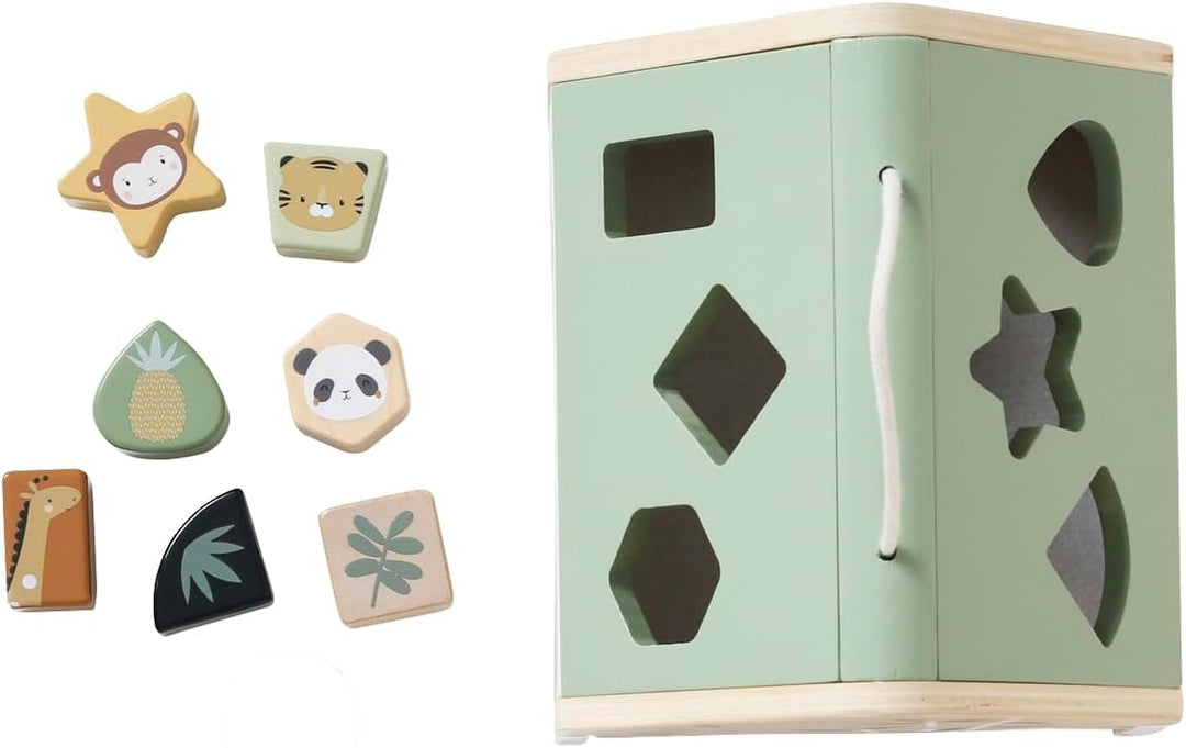 Vertbaudet VERTBAUDETBauernhof-Steckspiel aus Holz FSCmehrfarbig/pandafreunde