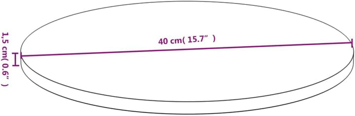 vidaXL Tischplatte, Ersatztischplatte für Couchtisch Beistelltisch Bartisch, Esstischplatte mit lack