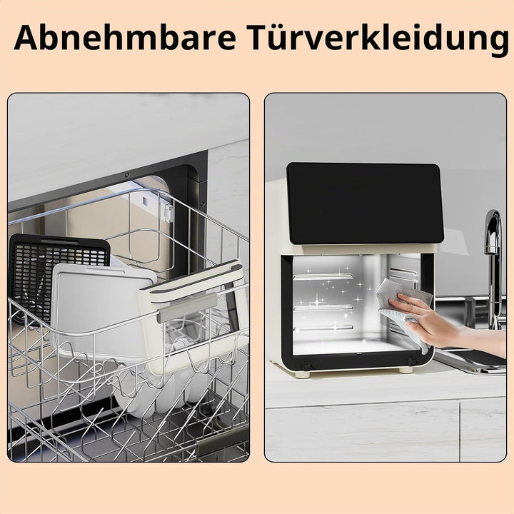 10L Grosser XL Pro Heissluftfritteusen-Ofen mit Grill-Kombination für,12-in-1 Smart-Konvektionsöfen,