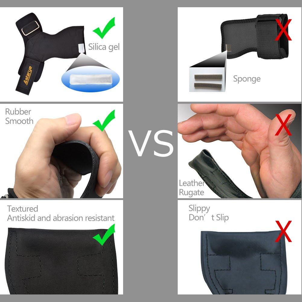 Professionelle Handschuhe für Fitness Unisex-Zughilfen mit extra Grip 800KG