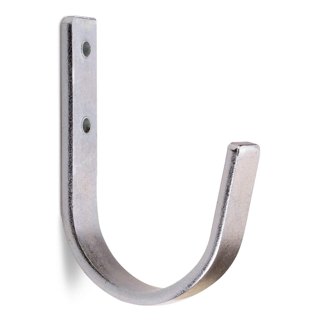 OrgaTech 10 x Universalhaken flach 110 x 70 mm Gerätehalter Montagehaken Allzweckhaken 10 Stück - 11
