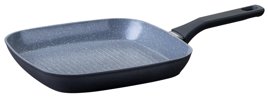 Fackelmann Grillpfanne Cosmo – Ø 28 cm aus gepresstem Aluminium, PFAS-freie Excilon Ceramic Beschich