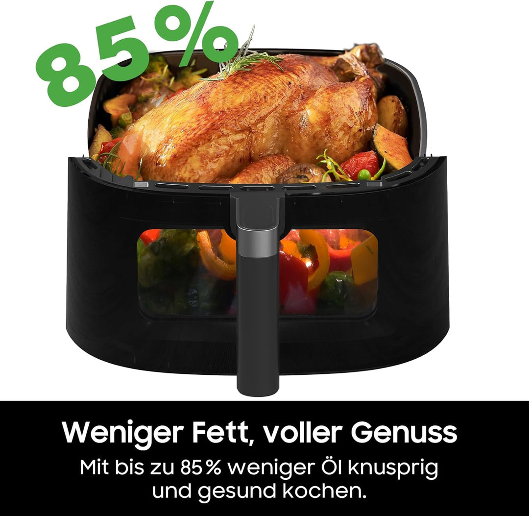 Heissluftfritteuse 9L Airfryer– 2350W Heissluftfritteuse für schnelles Garen, Fritteuse ohne Öl Mit