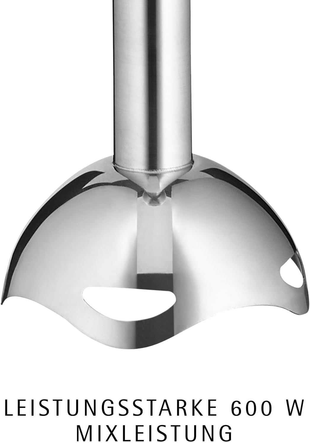 WMF Kult X Stabmixer Set 5-teilig, Pürierstab, Schneebesen, Stampfer, Zerkleinerer, 600 Watt, Zauber