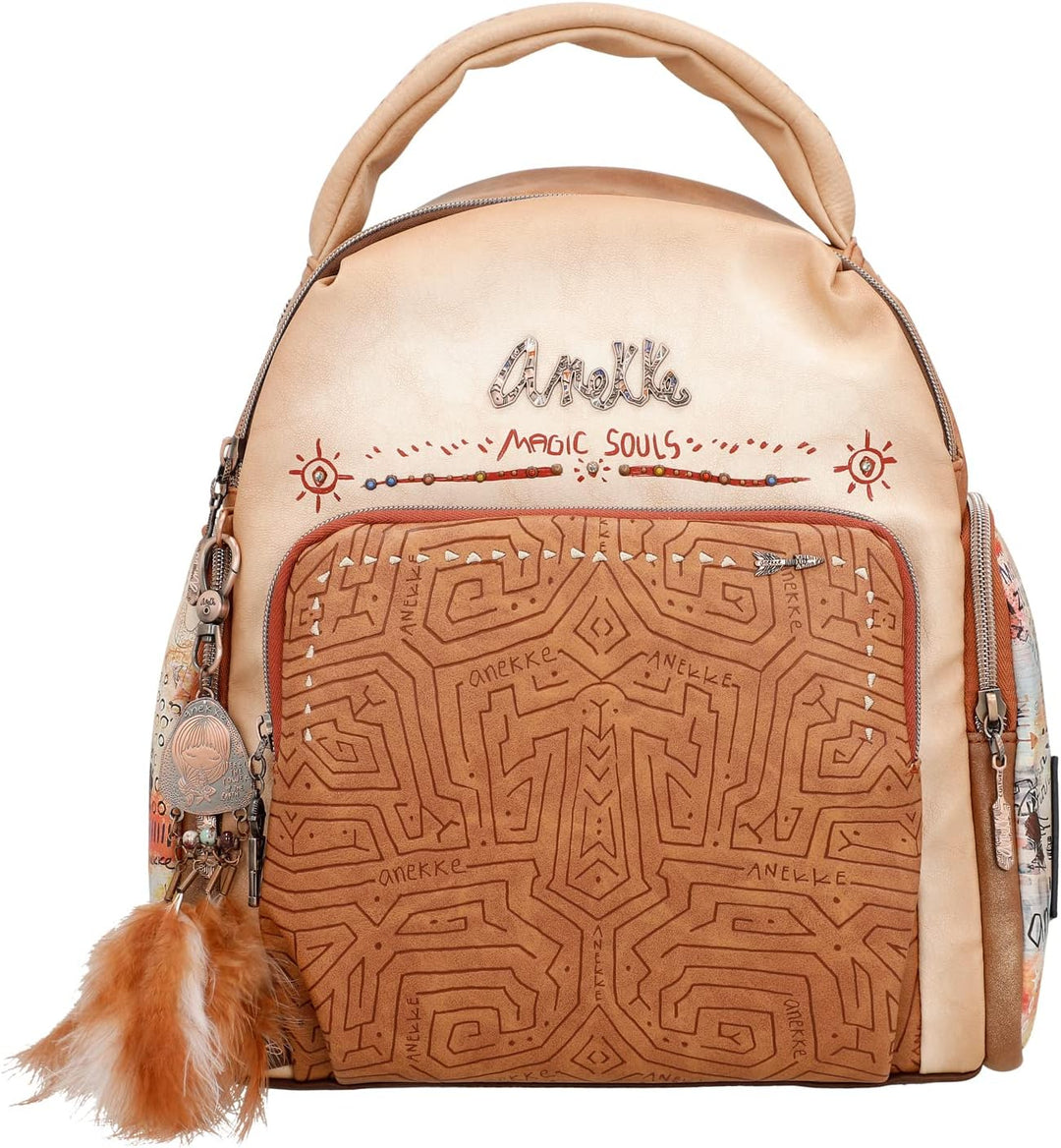 Anekke Damen Spaziergang 36625-221 Mehrfarbig, 31 x 30 x 11 Rucksack für unterwegs, bunt