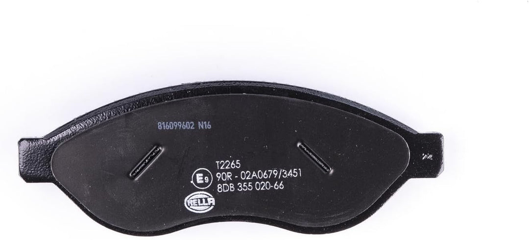 HELLA PAGID 8DB 355 020-661 Bremsbelagsatz - T2265 - Dicke/Stärke: 19mm - Bremssystem: Brembo - mit