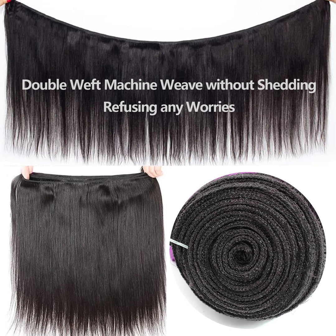 12A Human Hair Bundle Straight Bundles Human Hair 10 12 14 Zoll 100% Unprocessed Brazilian Virginhai